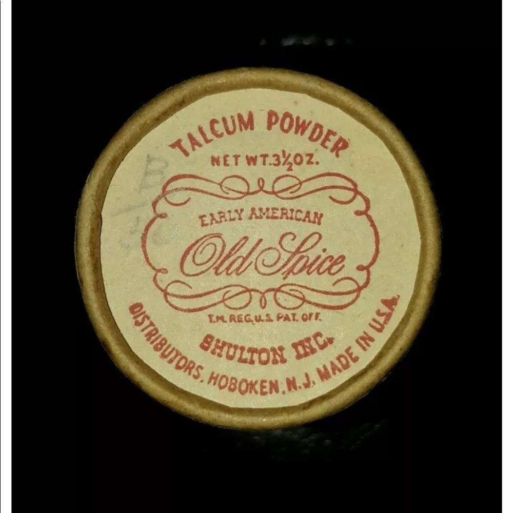 Vintage Shulton Early American Old Spice Talcum Powder